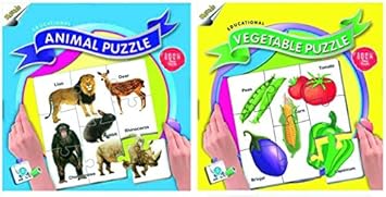 Ratnas Animal and Vegetable Puzzle (88 Pieces)