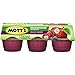 Mott's No Sugar Added Mixed Berry Applesauce, 3.9 Ounce Cup, 6 Count (Pack of 12)