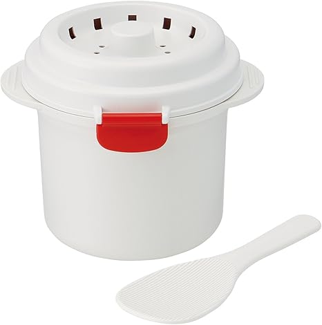 Amazon スケーター 電子レンジ炊飯器 ご飯メーカー 1合 スノコ付 モダントーンホワイト Udg1 電子レンジ調理用品 オンライン通販