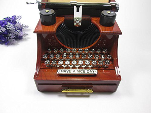 Birthday gift vintage typewriter musical music box for …