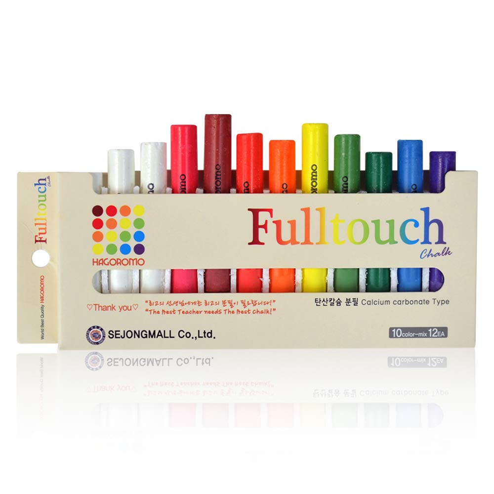 Hagoromo Fulltouch 12 Mixed Chalks in 10 Colours