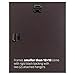 Craig Frames 200ASHBK 8 by 12-Inch Picture Frame, Wood Grain Finish, 0.75-Inch Wide, Black