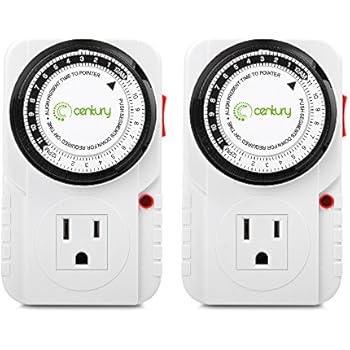 TOGOAL T319 Programmable Plug-in Light Timer for Electrical Outlet