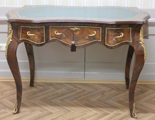 Baroque Style Desk Bureau Plat Table 130 X 75 Antik Louisxv Mosr0504skgr Amazon De Kuche Haushalt