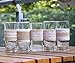 6 Pieces Burlap Ribbon, Natural Jute Fabric Ribbons Rolls Set, Multiple Styles for Arts Crafts DIY Gift Wrap Wedding Party Home Decoration
