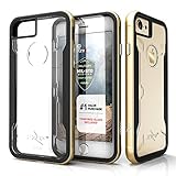 iPhone 7 Case, Zizo [Shock Series] w/ FREE [iPhone 7 Screen Protector] Crystal Clear [Military Grade Drop Tested] Aluminum Metal Bumper Apple iPhone 7
