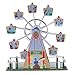 Dovewill Retro Wind up Spinning Ferris Wheel with Music Movement Clockwork Metal Tin Toy Collectible Gift