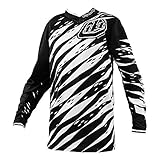 Troy Lee Designs GP Vert Boys Motocross/Dirt Bike Motorcycle Jersey - White/Black