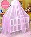 Pesp® Baby Toddler Kid's Bed Dome Cots Mosquito Netting Hanging Dome Floor Fixed Bed Nets Frame Palace-style Crib Bedding Set