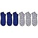 adidas Men's Superlite No Show Socks (6-Pair), Royal-Navy Space Dye/Black Onix-Clear Onix Space D, Large