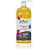Alba Botanica Hawaiian Detox Body Wash, Anti-Pollution Volcanic Clay, 32 Oz