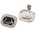 kilofly 2 Pairs Elegant Rhinestone Crystal Metal Shoe Clips Wedding Party Pack