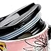Topadorn Ceramic Travel Mug with Sealed Lid Coffee Cup Latte Mug for Home and Office Gift Box (Life is crazy wonderful)