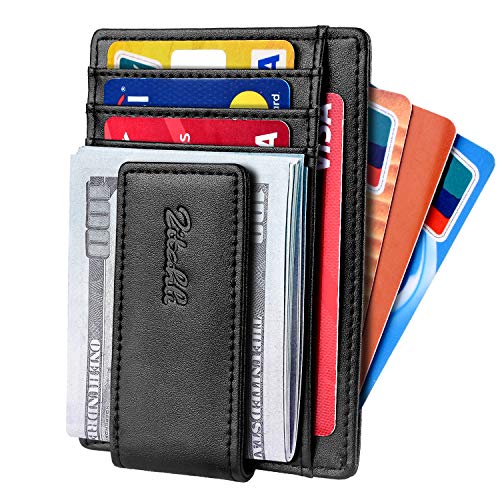 Zitahli Front Pocket Wallet For Men, Slim Money Clip Wallet With Strong