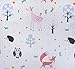 J-pinno Kids Boy Girl Forest Fox Deer Oxl 100% Cotton 210 Thread Count 3-Pieces Twin Bedding Set, Flat Sheet + Fitted Sheet + Pillowcase