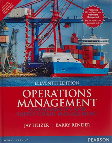 Operations Management 11/e (2 colors) 9332544379 Book Cover