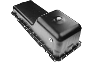 A-Premium Engine Oil Pan Sump with Drain Plug Compatible with - 2000-2010 - Caterpillar 3126 3126B C7 L6 7.2L Diesel Turbocha