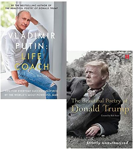 Vladimir Putin Life Coach, Beautiful Poetry Of Donald Trump 2 Books Collection Set