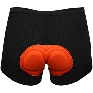 ICRPSTU Men Underwear, Sponge Padded Bike Sport Shorts for Cycling, M | Anti Thickened Padding, Comfortable, Lightweight, Bre