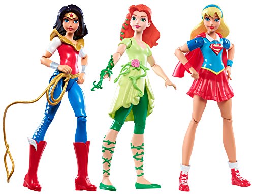 Dc super hero girls triple team collection dolls 3 pack