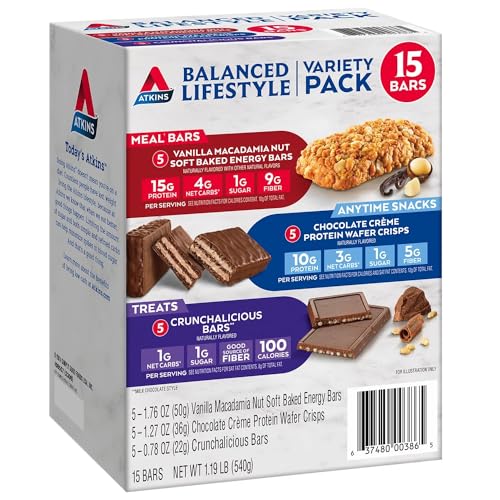 ATKINS LIFESTYLE VARIETY PACK (15 COUNT)