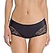 Yulee Women's Invisibles Low Cut Nylon Lace Brief Hipster Panty Underwear