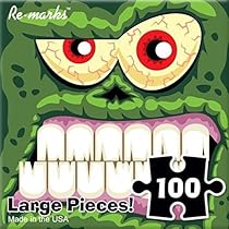 Green Hulk 100 Piece Puzzle by Re-marks Monster Series by Re-Marks