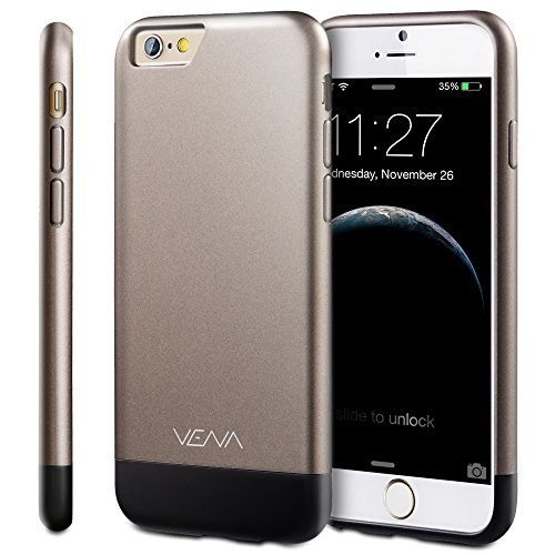 iPhone 6 Case - VENA [iSlide] Dock-Friendly Slim Fit Hard PolyCarbonate Case for Apple iPhone 6 (4.7