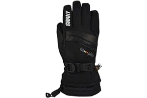 Swany Junior X-Change Sports Moisture-Wicking Quick-Drying Warm Durable Flexible Leather Winter Gloves
