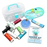 Kristman Beginners Travel Sewing Kit with Portable Case Has All the Supplies You Need