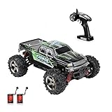 Crenova 1/24 Scale Rc Car 4Wd 30Mph Radio Controlled Car Rtr Fast Racing Cars Remote Control Car 3-Stage Differential Gear Offroad Monster Truck Rc Vehicle With 2 Rechargeable Batteries, 2.4Ghz