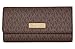 MICHAEL Michael Kors Checkbook Wallet Brown One Size