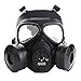 VILONG Airsoft Full Mask with Dual Filter Fans,Skull Face Guard for Dust CS Edition Outdoor Sport Tactical Paintball