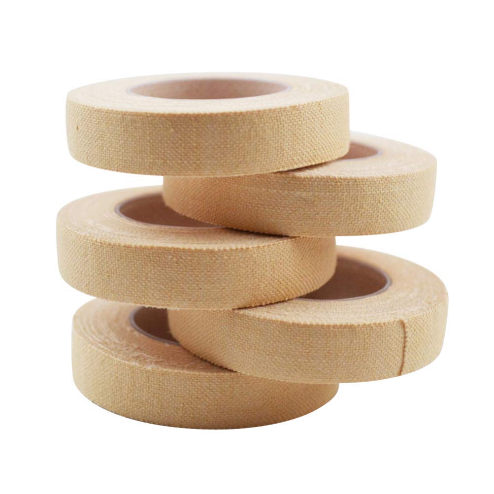 EXCEART Guitar Finger Tape Protector, 10pcs Skin Color Cotton Cloth Guitar Part for Adults Kids, Ideal for Guzheng, Zither, String Instrument, Fingernail Tape Wraps