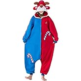 RONGTAI Original丨Unisex Christmas Costumes One-Piece Cosplay Pajama Sleepwear for Adult