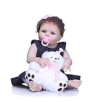 FidgetGear 57CM Simulation Full Silicone Reborn Dolls Lifestyle Bjd Princess Doll Reborn Toys for Girls Bebes Reborn