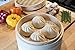 Helen's Asian Kitchen Bamboo Food Steamer with Lid - 100% Natural Bamboo - Basket Steamers for Cooking Dumplings, Dim Sum, Veggies, Fish, Meat - Preserve Nutrients & Flavors - 6-Inch