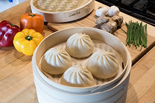 Helen Chen's Asian Kitchen Bamboo Steamer, 6-Inch