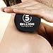 5BILLION FITNESS Massage Lacrosse Balls 2pack, Therapy Massage Ball for Trigger Point Therapy Deep Tissue Massage Myofascial Release,Muscle Roller Ball for Sore Muscles Shoulders Neck Back Foot