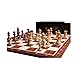 The House of Staunton The Grandmaster Chess set, Box, Board Combination - Golden Rosewood and Natural Boxwood
