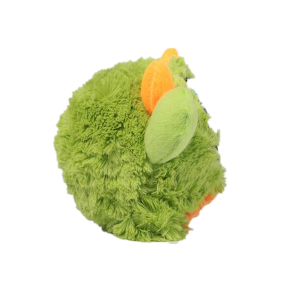 huglove Big Dog Plush Squeaky Ball Toys for Exercise Entertainment Boredom Crazy Bouncer Toy Floating Ball for Medium and Large Dogs Green