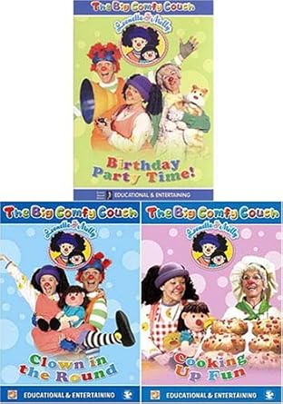 Amazon Com The Big Comfy Couch Birthday Party Time Clown In The