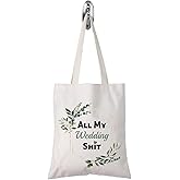 TSOTMO Bride To Be Gift Floral Bride Wedding Day Emergency Kit Tote Bag