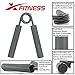 xFitness Metal Hand Gripper The Best Grip, Forearm & Finger Exerciser | Singer Gripper in 5 Colors, Resistance Level from 50 lbs. to 350 lbs. with Redefined Ergonomic Knurling (Black, 300 LBS)
