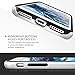 Mobility Element iPhone Case - Best Case for iPhone 7 and iPhone 8 - Premium Cover Provides Protection From Drops, Scratches and Impacts - Transparent Back With Sleek Color Options - Silver/Black