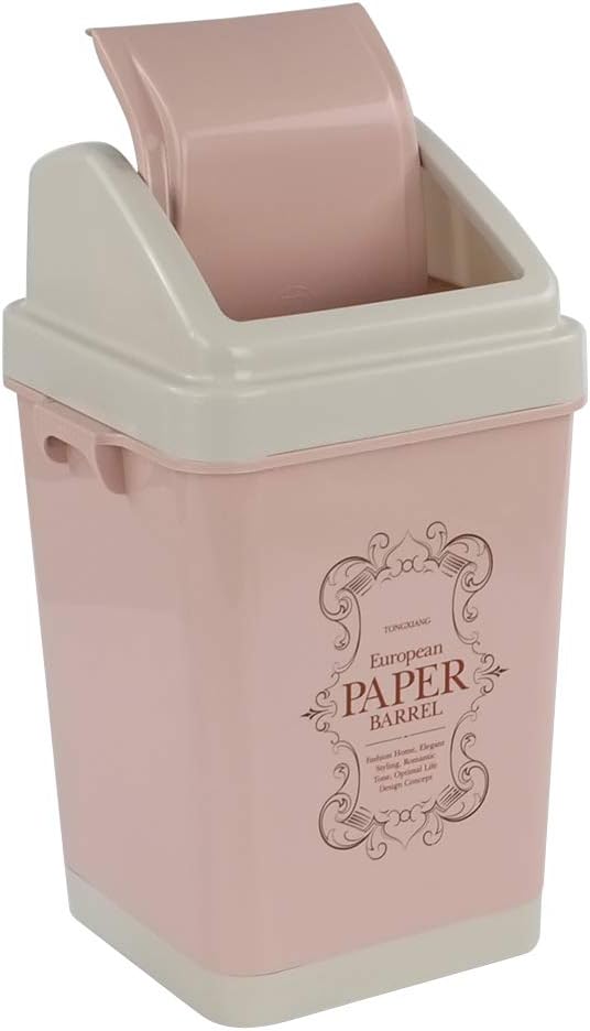 Cubo de Basura Papelera Pequeña Azul Eudokky Papelera de Plástico con