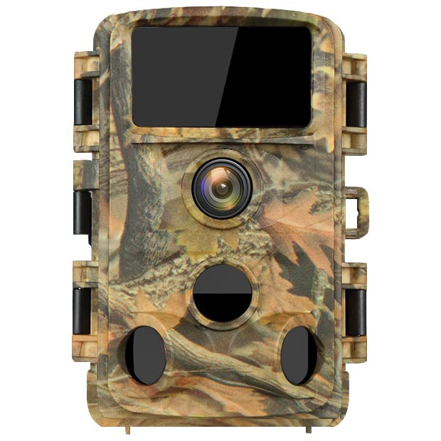 Folgtek Wildlife Camera 48MP 4K with Night Vision Motion Activated IR LED IP65 Waterproof 120° Wide Angle Trail Camera for Outdoor Hunting, Backyard Security