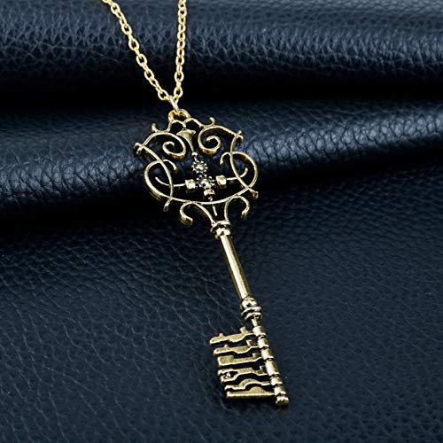 Algol - New The Nutcracker And The Four Realms Clara Necklaces Mysterious Key Pendant Choker Girl Woman Cosplay Jewelry