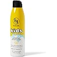 Black Girl Sunscreen Kids SPF 50 Sunscreen Spray N Play,Vegan & Water-Resistant,Will not Leave White Residue,Dry touch finish,No parabens(6 Fl. Oz.)