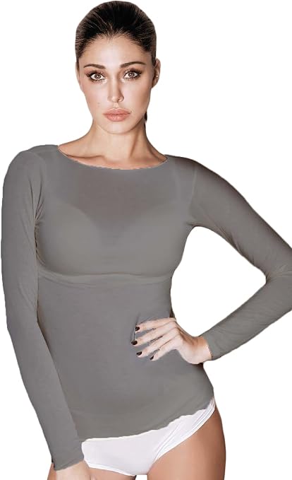 Maglione Donna A Collo Alto In Maglia Cashmere - Manica Lunga Sottogiacca Leggero - Top Autunno Inverno - Vestibilità Morbida - 3